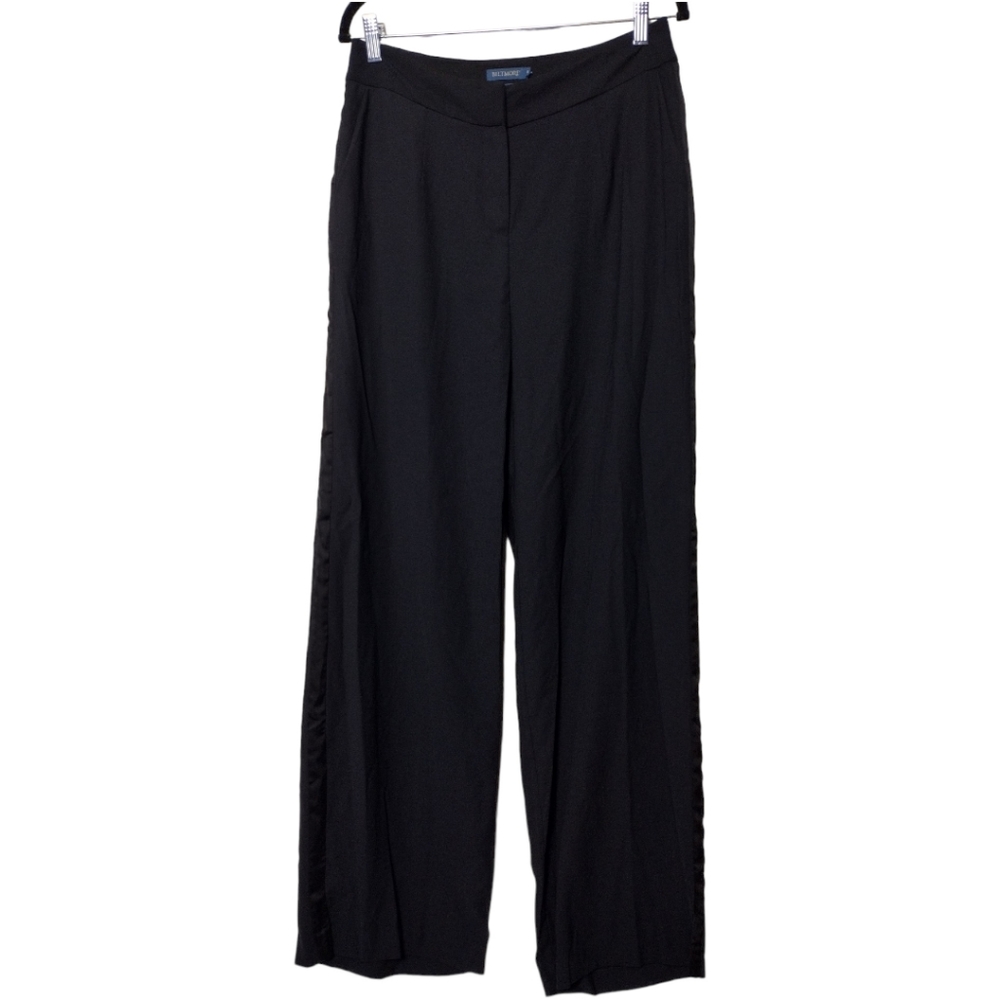 Biltmore Satin Stripe Wide Leg Pant